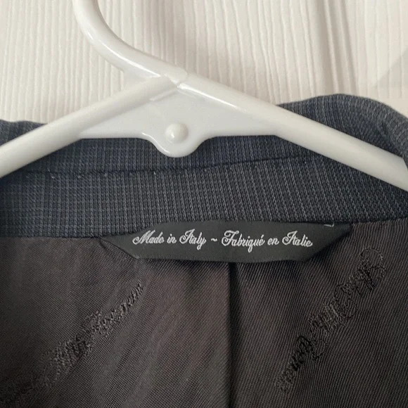 Ermenegildo Zegna Made in Italy Gray Blazer